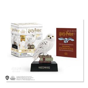 【预 售】哈利波特 海德薇 更新版 Harry Potter Hedwig Owl Figurine With Sound 英文原版 内含乙烯塑像 贴纸的收藏品