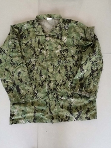 美军军版原品公发四色丛林迷彩BDU战斗服上衣美国海军全章