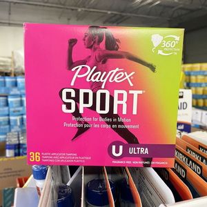 国内现货Playtex倍得适运动型塑料导管卫生棉条ULTRA超大流量36支