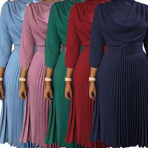 欧美外贸新款女装非洲OL通勤连衣裙African Office Ladies Dress