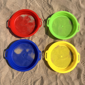 儿童宝宝沙滩玩具筛子套装网筛漏沙玩沙挖沙工具室外戏水男女孩