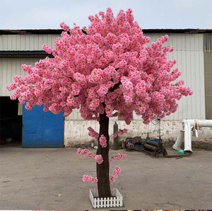 仿真樱花树室内装饰大型植物假桃花树商场酒店婚庆橱窗影楼道具树