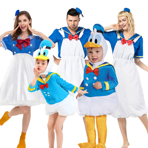 儿童唐老鸭扮演服万圣节宝宝Donald cos卡通服装派对活动六一表演