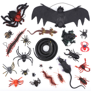 仿真蛇蜘蛛模型蝎子蟑螂恶作剧整蛊人的玩具软胶虫子蝙蝠老鼠蚂蚁