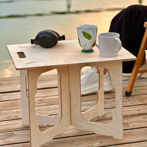 户外茶桌露营小方桌超轻便捷式可拆卸家用简约野餐装备野炊桌茶台