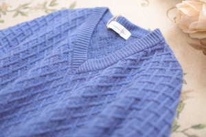 日本制 纯羊绒古着孤品韩版文艺花籽家少女宽松羊绒毛衣