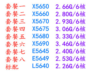 X5650 X5660 X5670 X5675 X5680 X5690 E5645 E5649 L5640 1366针