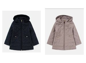 【特价清仓】新款 韩国童装女童 两色 中长款 纳格薄棉衣/棉服
