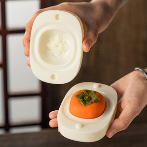 柿子月饼模具花生创意手压式模型印具冰皮绿豆糕烘焙家用2024新款