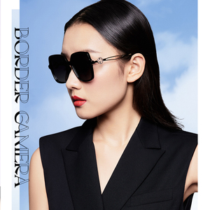 薇尚新款设计感方框太阳眼镜女款防紫外线墨镜偏光镜开车VE5586