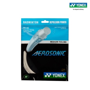YONEX尤尼克斯真品AEROSONIC羽毛球线BGASCH超细0.61mm爽快打音