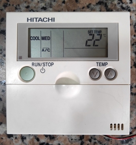 HITACHI日立PC-2H2中央空调线控器有线控制面板英文版3线二手拆机