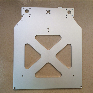 3D打印机Ultimaker2热床铝板支架CNC喷砂 UM2热床大板阳极银色