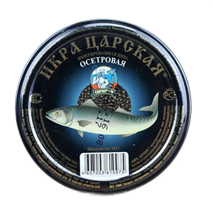 俄罗斯进口沙皇牌鱼子酱鲟鱼大马哈鱼黑鱼籽调味寿司105克