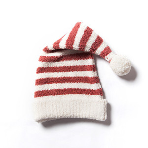 日系原单圣诞帽可爱礼物儿童帽子亲子成人珊瑚绒睡帽保暖毛绒帽子