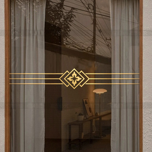 厨房阳台玻璃门贴纸防撞腰线条店面餐厅移门装饰条拉丝金银色自粘