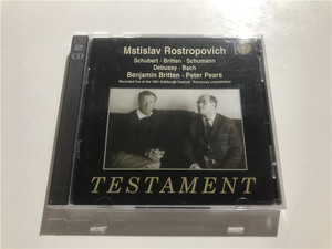 1961年阿尔德堡音乐节独占现场 Rostropovich大提 Testament英2CD