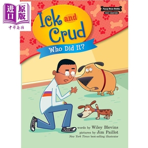 现货 Ick and Crud #8:Who did it? 胖狗与瘦狗08 学乐橡树种子系列 Acorn橡果 英文原版 进口图书 儿童章节书 6-9岁【中商原版】