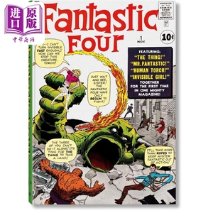 预售 Marvel Comics Library. Fantastic Four. Vol.1 进口艺术 漫威漫画图书馆：神奇四侠 卷1 Taschen【中商原版】