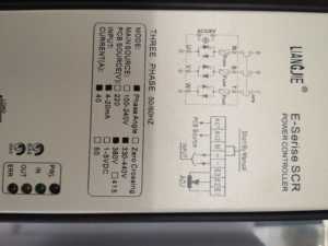 LIANGJIE LJSE-3P-380V40A-1 40A 380V 电力调整器 E-Serise SCR