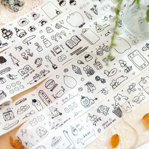暮光之城 涂鸦世界系列贴纸分装循环和纸手帐胶带切膜盐系贴画