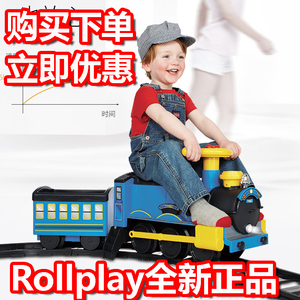 ROLLPLAY小火车如雷儿童轨道火车可坐人电动车1-3岁宝宝圣诞玩具