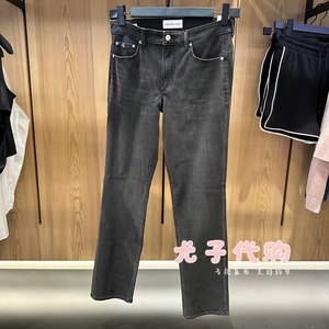 CK jeans 国内代购 24春夏 男士黑灰BODY合体牛仔裤 J325503