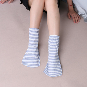 睡眠袜女空调房保暖晚上睡觉穿的袜子男睡袜薄宽松儿童睡眠脚套棉
