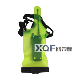 宝峰对讲机户外防水袋 荧光绿加厚电子产品防护套 通用手台防水袋