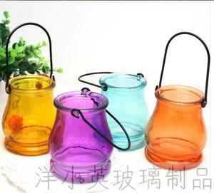 耳朵吊瓶 水培溶器 植物专用瓶子 玻璃花盆 阳台盆景 南瓜水栽瓶