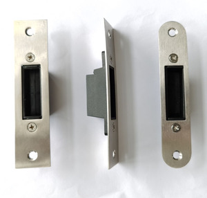 TATA木门锁门框配件意式简约磁吸门锁磁铁静音锁具室内门锁锁鼻盒