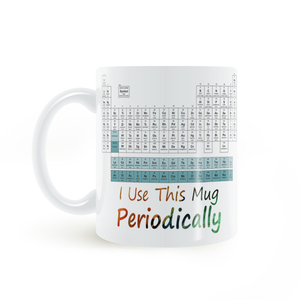 Periodic-Table元素周期表马克杯化学礼物奖品杯子水杯白色陶瓷