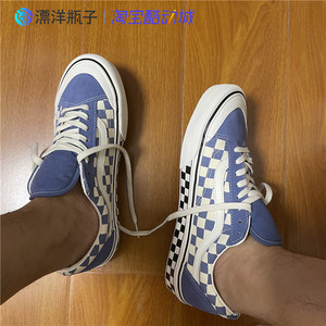 VANS Style 36 经典款蓝色棋盘格男女休闲板鞋帆布鞋 VN0A3ZCJBC0