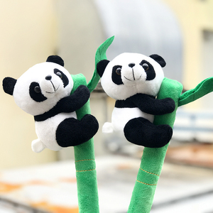 熊猫玩具毛绒抱竹按摩棒儿童玩偶成都动物园运动会手持纪念礼物