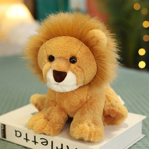 可爱仿真小狮子玩偶毛绒玩具狮子王公仔抱枕布娃娃儿童生日礼物男
