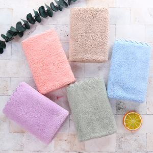 10条装珊瑚绒方巾多功能抹布洗碗巾家务清洁柔软吸水不伤手网红款