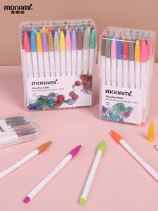 慕娜美3000彩色勾线笔套装12色24色36色水彩笔水性描线笔纤维笔