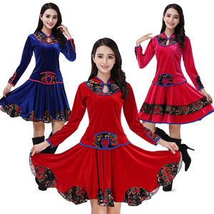 广场舞服装女冬装新款杨丽萍】广场舞服装女冬