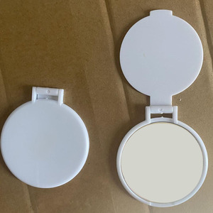 厂家直销创意小礼品广告宣传小镜子印字印LOGO单面翻盖塑料化妆镜