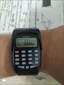 计算手表可计算电子表创意女学生手表儿童手表男孩数学考试用无声