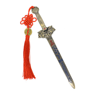 太极剑宝剑挂件客厅办公室装饰品合金七星剑模型道士剑摆件工艺品