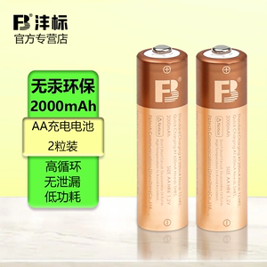 沣标 镍氢充电电池2000毫安5号7号可充电池五号遥控七号玩具鼠标