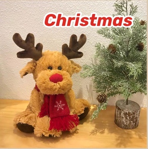 可爱麋鹿驯鹿北欧公仔毛绒玩具玩偶娃娃可定制圣诞节平安夜礼物袋