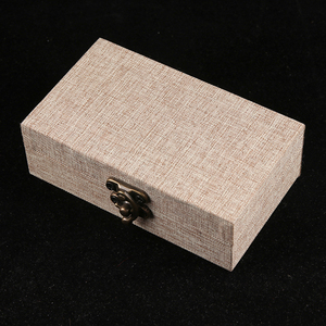 锦盒麻布印章首饰盒子锦盒定制瓷器古董包装礼品盒寿山石料盒包装