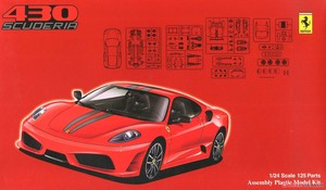 富士美 12336 1/24 法拉利 Ferrari F430 Scuderia