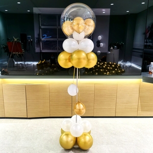 开业剪彩立柱气球36寸国庆周年庆商场气氛布置结婚引路花柱装饰