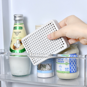 日本冰箱除味剂活性炭净味吸附除臭消臭盒家用冷藏室去除异味神器