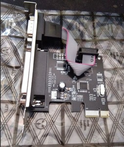台式电脑PCI-E转串口卡支持门禁地磅串口并口打印机windos7/10/11