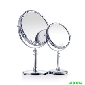 美容院镜子台式双面镜放大化妆美容镜旋转整形咨询梳妆柜台网红镜