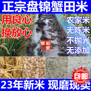 东北盘锦蟹田大米新米农家自产现磨不抛光珍珠米粳米5斤10斤20斤